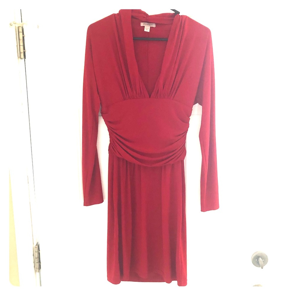 Red cocktail dress